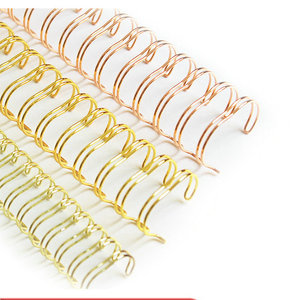 High Quality A4 Size <strong>Binding</strong> Binder Book Comb Double <strong>Loop</strong> <strong>Wire</strong> Ring <strong>Binding</strong> Comb Metal Spiral <strong>Binding</strong> Coil - Product Image 4