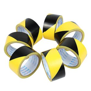 Ad alta visibilità PVC barriera di sicurezza a sublimazione nastro nastro adesivo di gomma singolo lato per cantieri