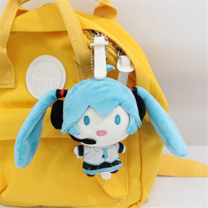 Vente en gros de poupées en peluche Miku de 10 à 16 cm, porte-clés, jouets en peluche - Product Image 5