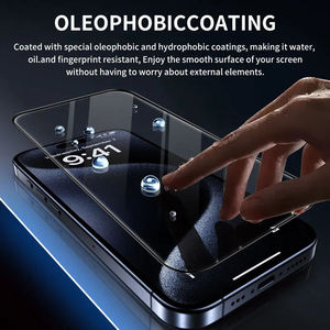 ฟิล์มกันรอยกระจกนิรภัยแบบ HD AR ป้องกันแสงสะท้อน รุ่นใหม่ สำหรับ iPhone 18 17 Pro ความแข็ง 9H ขอบโค้ง 2.5D ความใส 95% ผลิตตามสั่งจากโรงงาน - Product Image 3