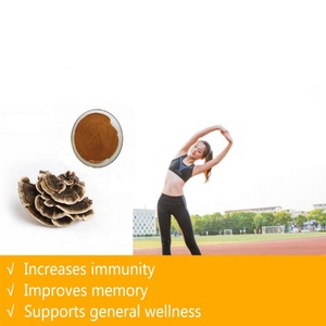 Ganoherb usda אורגני מוסמך זנב פטריות תמצית אבקת coriolus versicolus yunzhi תוספי צמחים oem אספקת מים - Product Image 6
