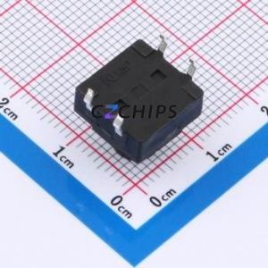 TSW12111-110B511BA Tactile Switch Through hole-4P,11.7x11.5mm Switch Single Pole Single Throw Round Button 2.8N 11.7mm - Product Image 2