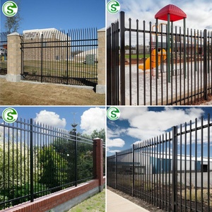 <span class=keywords><strong>Clôture</strong></span> en acier certifiée CE, vente en gros, <span class=keywords><strong>clôture</strong></span> tubulaire en acier à piquets en alliage d'aluminium <span class=keywords><strong>pour</strong></span> la protection des entrepôts industriels - Product Image 6