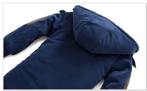 Vêtements pour bébés, prix de gros, veste en laine chaude pour enfants, manteaux pour garçons - Product Image 3