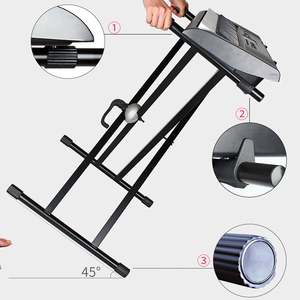 KS017 Support de clavier Yinyu Quick-Clamp Double X Frame avec largeur et hauteur réglables pour pianos électroniques et synthétiseurs - Product Image 3