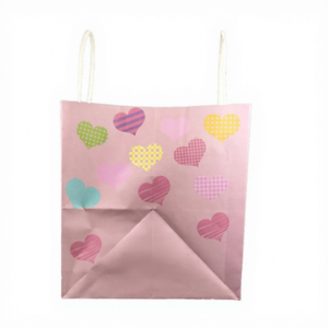 Sacs cadeaux en papier avec logo personnalisé, sacs à emporter en kraft, sacs de courses en gros - Product Image 4