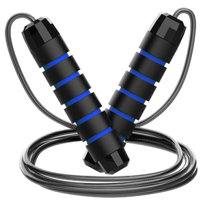The New Jump <b>Rope</b> Steel Wire Skipping <b>Exercise</b> Adjustable Jumping Fitness Workout Training Home Sport Equipment Tangle-Free - Product Image 3