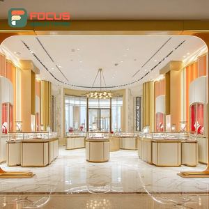 Sistema de Exhibición de Joyería Minimalista, Vitrina de Vidrio para Joyería con Acabado Laminado - Product Image 3