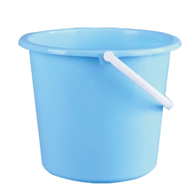 Cubo con mango Limpieza del hogar Agua redonda Camuflaje de plástico CUBOS personalizados Fregona de plástico sostenible SIN pliegue> 10L