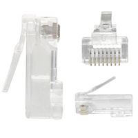 Câble Réseau UTP RJ45 Ethernet RJ45 Pass-Through Connecteur Modulaire 8P8C Catégorie 6 Cat6