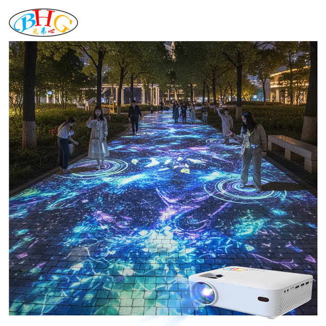 Professional Portable 3D Projection Mapping Interactive Floor System with Remote Control for Corporate Events and Product Launch