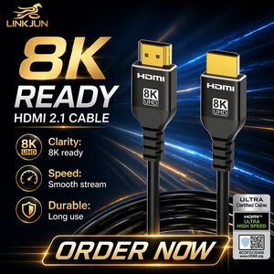 Cable <span class=keywords><strong>HDMI</strong></span> 2.1 de Ultra Alta Velocidad 48Gbps 8K/60Hz 4K/120Hz 144Hz Trenzado Dinámico HDR -eARC Compatible con PS5 Xbox RTX 3080/4090 - Product Image 1