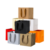 Bolsas de Papel Plegables y Reutilizables para Boutique con Empaque y Logotipo Personalizado