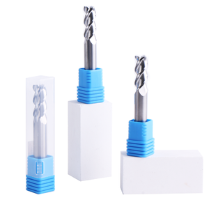 ZII CNC 3-Flute Square <strong>End</strong> Tin-Coated Milling Cutter Customized OEM/ODM Support <strong>for</strong> Aluminum - Product Image 1