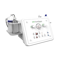 Appareil de beauté portable 4-en-1 pour hydrothérapie, blanchiment et rajeunissement du visage, machine de microdermabrasion pour soins profonds du visage