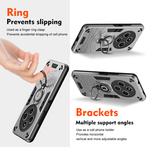 Étui de protection intégral pour Redmi Note 10 avec support et porte-cartes, coque de téléphone anti-chute avec protection d'objectif - Product Image 2