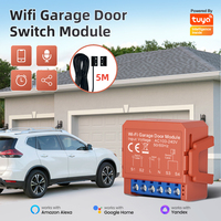 Module d'interrupteur de porte de garage WiFi Tuya AC100-240V, contrôle vocal via application Alexa Google Home, contrôleur de garage, prise en charge OEM ODM