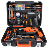 Boîte à outils multifonctionnelle 47pcs Ensembles d'outils de perceuse à percussion électrique à vendre