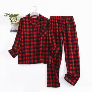 Pijama a Cuadros Rojos <span class=keywords><strong>para</strong></span> Familia, Regalo de Navidad, Ropa de Dormir Personalizada <span class=keywords><strong>para</strong></span> Mujeres, Hombres y Niños, Conjunto de Top y Pantalón - Product Image 3