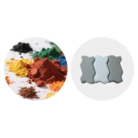 Couleur oxyde de fer noir, pour carreaux de ciment, couleur