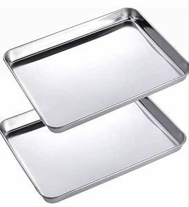 Bandeja para hornear de superficie plana no perforada de aleación de aluminio de <span class=keywords><strong>acero</strong></span> <span class=keywords><strong>inoxidable</strong></span> con tamaño personalizado - Product Image 2