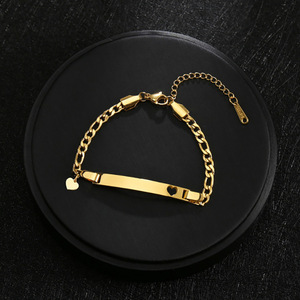 Bracelet personnalisé pour bébé, bracelet en acier inoxydable avec <span class=keywords><strong>nom</strong></span> personnalisé, bracelet d'amour pour bébé garçon ou fille, bracelet pour maman à sa fille/fils - Product Image 6
