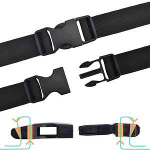 Khóa Khóa Tháo Nhanh Khóa Kẹp Không May Điều Chỉnh Được Kép Thay Thế Bằng Nhựa Chịu Lực Nặng Cho Dây Đai Vải Nylon - Product Image 5