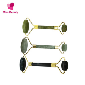 Miss Beauté Nouveautés <span class=keywords><strong>Chine</strong></span> Meilleur 100% Vert naturel Rouleau Pierre Organique <span class=keywords><strong>Jade</strong></span> Masseur Portatif De Rouleau de Massage - Product Image 3
