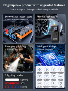 Trending OEM ODM 8000a 6000amp Professional Car 180psi 150psi Light 12v <strong>Battery</strong> <strong>Booster</strong> Super Capacitor Power Bank Jump Starter - Product Image 6