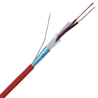 Câble d'alarme incendie industriel à gaine PVC FPL FPLR en cuivre nu solide blindé 2x0.8mm2