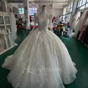 ชุดราตรีทรงบอลกาวน์สไตล์โบฮีเมียน Wx90 คอรูปหัวใจประดับลูกไม้ แต่งชายกระโปรงยาวลากพื้น ดีไซน์หรูหรา ขายดี งานประณีต - Product Image 6