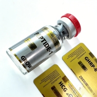 Étiquettes en rouleau imperméables personnalisées en vinyle pour flacons en verre de 2 ml, 5 ml, 10 ml