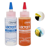 Kit de résine UV de luxe LOCTCET OEM, colle époxy polyvalente renforcée, imperméable, pour collage de fibres de verre, céramiques, métaux, plastiques, humidité