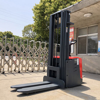 Vente à chaud gerbeur de palettes semi-électrique 1,5 tonne 3 mètres chariot élévateur à empiler prix bon marché garantie 1 an