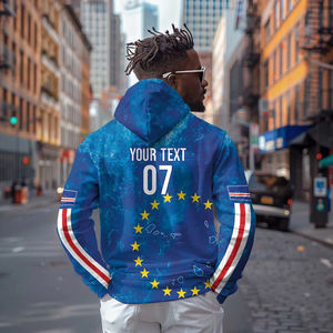 Sudadera con Capucha Tubaroes Azuis Cape <span class=keywords><strong>Verde</strong></span> para Hombre y Mujer - Ropa Urbana Unisex, Diseño con Mapa <span class=keywords><strong>de</strong></span> <span class=keywords><strong>la</strong></span> <span class=keywords><strong>Isla</strong></span> y Texto, Prenda Informal para Otoño e Invierno - Product Image 4