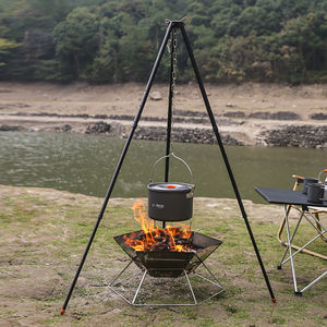 Parrilla de Carbón de Acero Inoxidable para Acampar al Aire Libre, Brasero Hexagonal Plegable, Portátil y Desmontable, Venta al por Mayor de Fábrica - Product Image 6