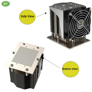 SP5 máy chủ CPU Cooler cho AMD epyc 9004 <span class=keywords><strong>Series</strong></span>, 2U/4U hoạt động làm mát với 6 ống dẫn nhiệt & Dual Ball bearing người hâm mộ - Product Image 3