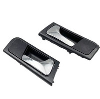 Manija interior de plástico negra y beige para coche, manija de puerta de coche 5482644 5482643 para Daewoo Lacetti 2003 cromada, venta al por mayor