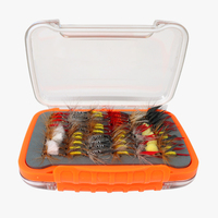 Kit de pêche à la mouche 120 pièces/lot, appâts pour insectes, abeilles, mites, mouches, pour la pêche au black-bass, à la truite, au brochet, au saumon, leurres artificiels en métal, boîte de leurres