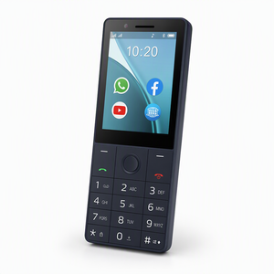 Android 4G LTE Smart <strong>Phone</strong> with French Support Dual SIM Unlocked Quad Core Processor 2MP Camera 2.8" TFT Display - Product Image 5