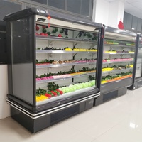 Supermarkt Commerciële Koelkast Voor Fruit En Groenten Open Chiller Koude Drank Display Koelkast