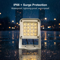 Illuminateur à lumière blanche 35W avec contrôle RS-485, étanche IP66, en aluminium, lumière stroboscopique LED pour caméra de sécurité CCTV