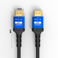Câble d'extension HDMI haute vitesse 8K 4K 19 + 1 120Hz 48Gbps mâle à mâle câble d'extension HDMI Ultra haute vitesse pour Roku Fire TV