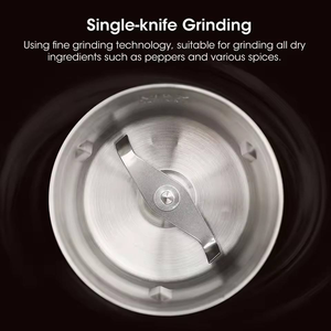 Moulin à épices électrique, moulin à café électrique pour noix, céréales, café, avec broyeur en acier inoxydable - Product Image 4