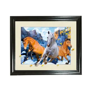 Pferd 5D-Bild 3D-Linsendruck 5D-Wandbild für Wanddekoration