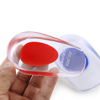 Coussinets de talon en gel de silicone PU, soutien du talon pour fasciite plantaire, inserts de chaussures absorbant les chocs pour le confort du talon