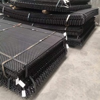 Maille de tamis vibrante carrée en acier 65Mn de 8 mm à haute résistance, tissée, pour filtres à bascule, avec perforation, découpe et soudure