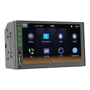 Bestree stereo reproductor de pantalla screen 7inch din car mp5 player with carplay android auto BT FM radio car radiosn