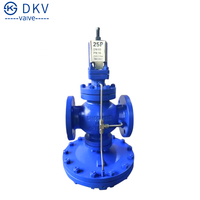 DKV 25P Soupape de réduction de pression Vapeur Pilote Diaphragme Soupape de réduction de pression Fonte ductile Vapeur Eau PRV Régulateur de pression