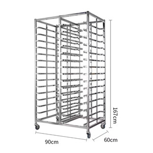 รถขายอาหารถาดเค้กสแตนเลส24/30ชั้น Victory สำหรับทำอาหารเบเกอรี่อุปกรณ์จัดเลี้ยง - Product Image 1